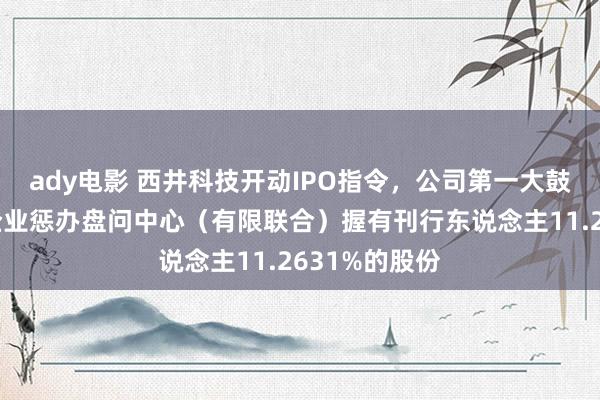 ady电影 西井科技开动IPO指令，公司第一大鼓吹上海东井企业惩办盘问中心（有限联合）握有刊行东说念主11.2631%的股份