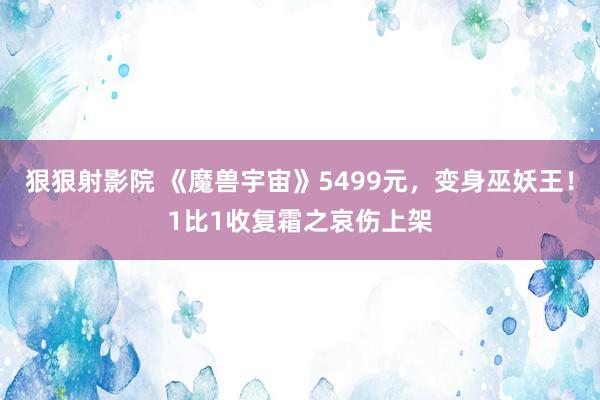 狠狠射影院 《魔兽宇宙》5499元，变身巫妖王！1比1收复霜之哀伤上架