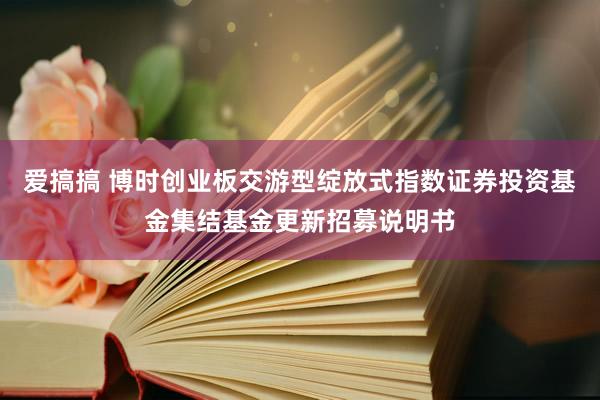 爱搞搞 博时创业板交游型绽放式指数证券投资基金集结基金更新招募说明书