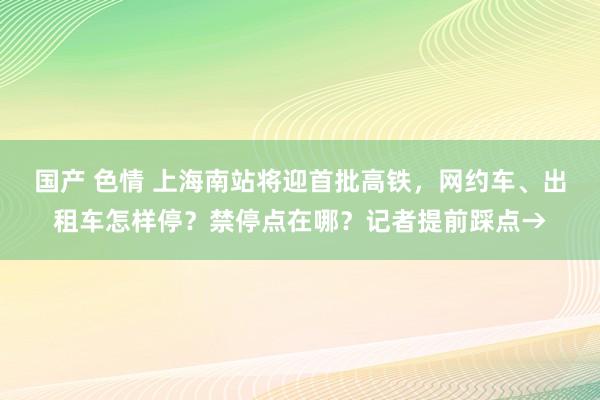 国产 色情 上海南站将迎首批高铁，网约车、出租车怎样停？禁停点在哪？记者提前踩点→