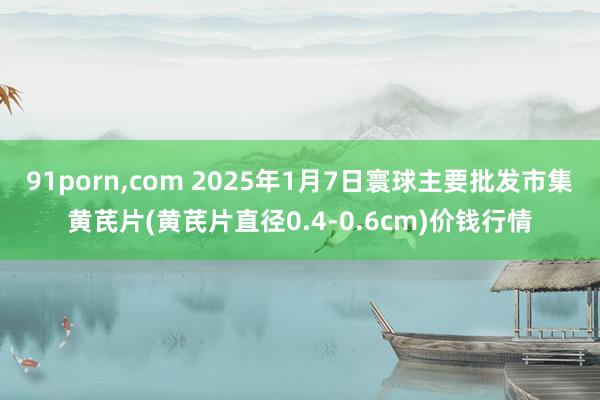 91porn，com 2025年1月7日寰球主要批发市集黄芪片(黄芪片直径0.4-0.6cm)价钱行情