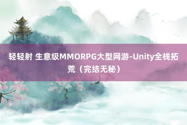 轻轻射 生意级MMORPG大型网游-Unity全栈拓荒（完结无秘）